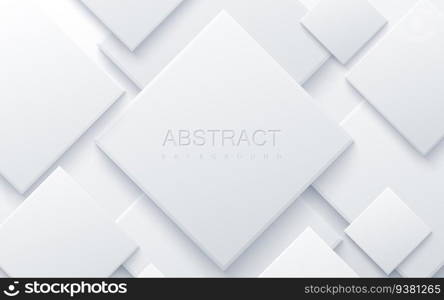 Abstract background with white geometric squares