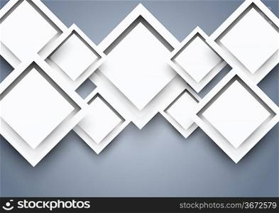 Abstract background with white squares