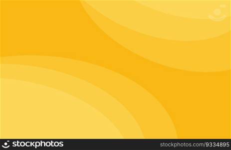 Abstract background, yellow waves, vector. Colored background with waves.