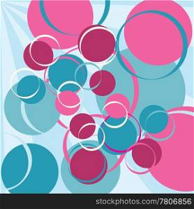 Abstract ball background. Vector illustration.