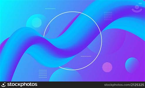 Abstract banner blue liquid flow modern fluid background. Shapes for cover poster, template landing page,coverbook,banner. vector art illustration