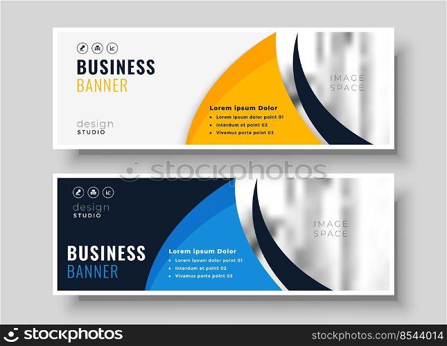 abstract banner design in creative style