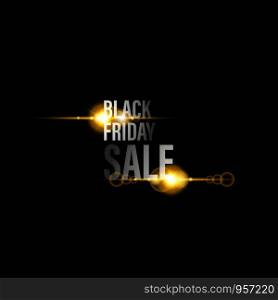 Abstract banner for black friday. Grand sale. Modern design for your business project. Stylish glowing text with flashes. Vector illustration. Abstract banner for black friday. Grand sale. Modern design for your business project. Stylish glowing text with flashes. Vector illustration.