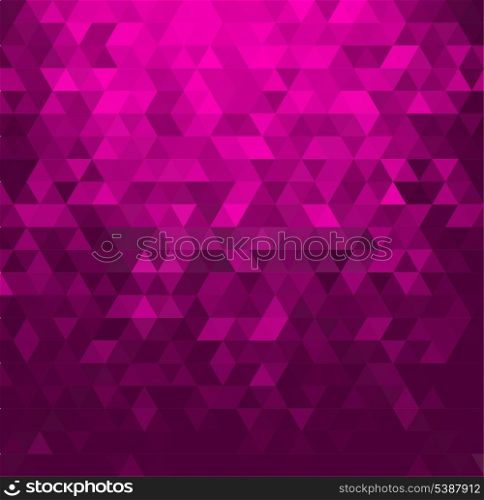 Abstract banner with triangle shapes