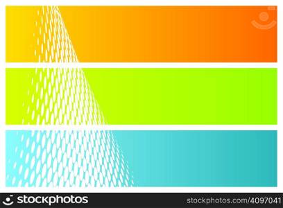 abstract banners (headers), vector illustration
