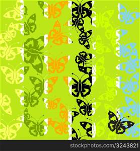 Abstract batterfly pattern