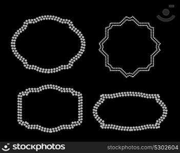 Abstract Beautiful Black Frame Diamond Background Vector Illustration EPS10. Abstract Beautiful Black Frame Diamond Background Vector Illustr