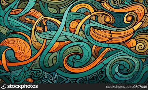 Abstract beautiful colored vector celtic knot patterns. Seamless celtic knot pattern background. Abstract beautiful colored celtic vector patterns. Seamless celtic knot pattern background.