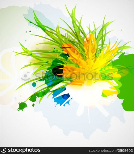 Abstract beautiful flower background