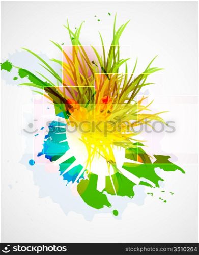 Abstract beautiful flower background