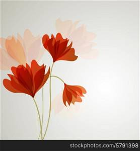 Abstract Beautiful Flower vector background. EPS 10. Vector flower background