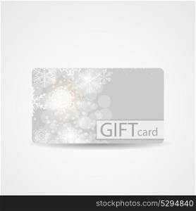 Abstract Beautiful Winter Christmas Gift Card Design, Vector Illustration.. Abstract Beautiful Winter Christmas Gift Card Design, Vector Ill
