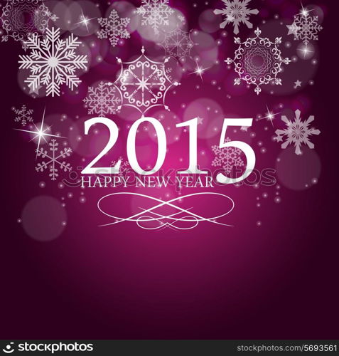 Abstract Beauty Christmas 2015 and New Year Background. Vector Illustration. EPS10