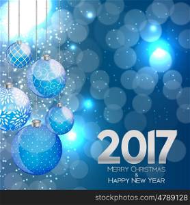 Abstract Beauty Christmas and 2017 New Year Background. Vector Illustration. EPS10. Abstract Beauty Christmas and 2017 New Year Background. Vector I