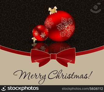 Abstract beauty Christmas and New Year background. vector illustration.