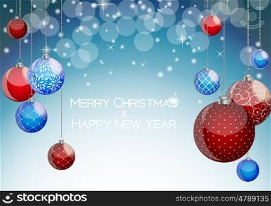 Abstract Beauty Christmas and New Year Background. Vector Illustration. EPS10. Abstract Beauty Christmas and New Year Background. Vector Illust