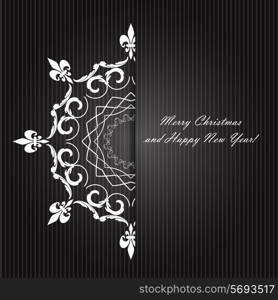 Abstract Beauty Christmas and New Year Background. Vector Illustration. EPS10