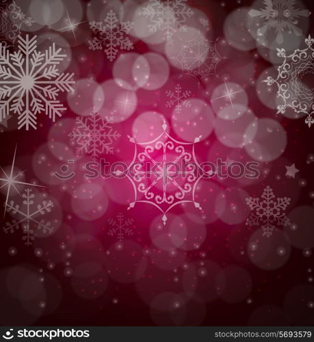 Abstract Beauty Christmas and New Year Background. Vector Illustration. EPS10