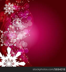 Abstract Beauty Christmas and New Year Background. Vector Illustration. EPS10