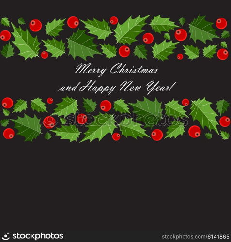 Abstract Beauty Christmas and New Year Background. Vector Illustration. EPS10