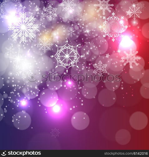 Abstract Beauty Christmas and New Year Background. Vector Illustration. EPS10