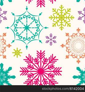 Abstract Beauty Christmas and New Year Seamless Background. Vector Illustration. EPS10