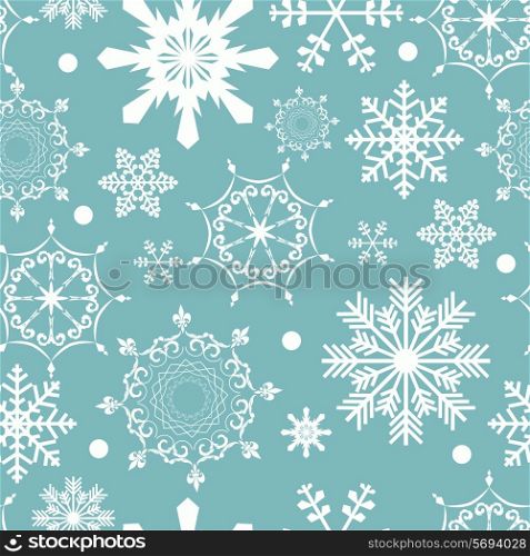 Abstract Beauty Christmas and New Year Seamless Pattern Background. Vector Illustration. EPS10