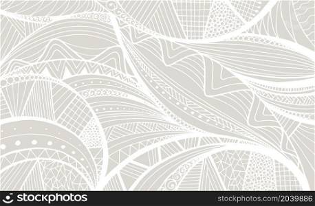Abstract beige and white creative background. Hand drawn graphic creative vector illustration.