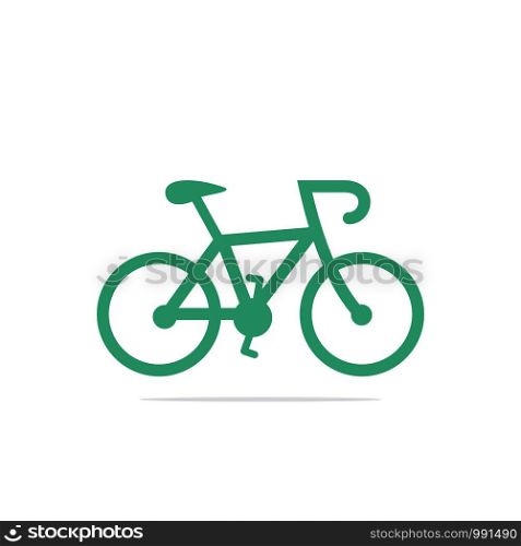 Abstract bicycle vector logo design. Bike Shop Corporate branding identity .