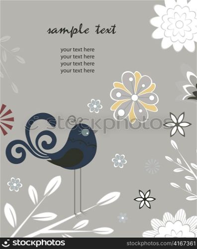 abstract bird background