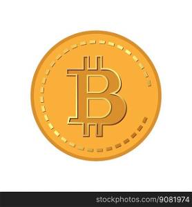 Abstract Bitcoin and Gold Concept Asset Investment Decisions, Risk Distributions, Safe Havens, of Investors. Investments in the form of VS. Bitcoin gold coin