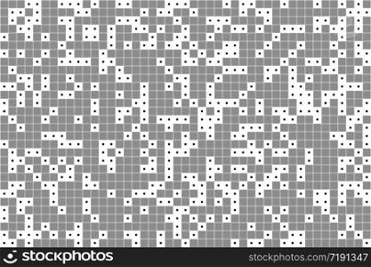 Abstract black and gray square pattern minimal artwork design background. Use for ad, poster, artwork, template design, print. illustration vector eps10