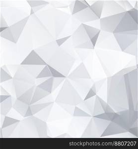 Abstract black and white background of polygonal vector image