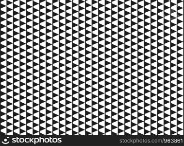 Abstract black and white color of dimension geometric cube pattern background. You can use for seamless modern design of print, artwork, cover. illustration vector eps10