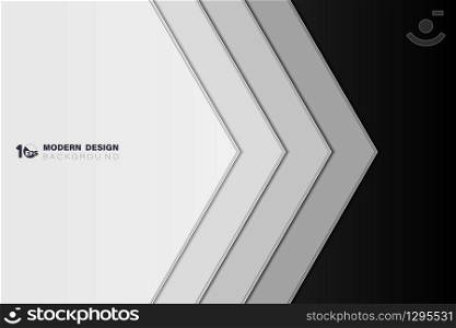 Abstract black and white contrast template of technology design background. Decorate for ad, poster, artwork, template design, print. illustration vector eps10