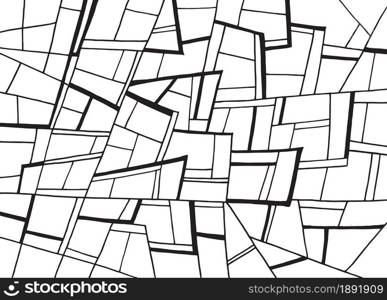 Abstract black and white creative background. Graphic creative vector illustration.