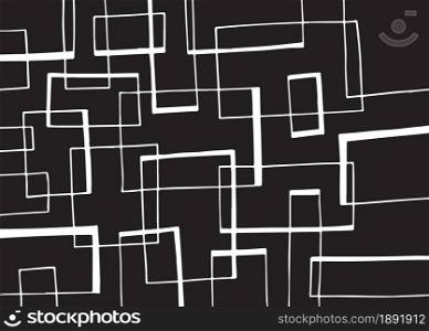 Abstract black and white creative background. Graphic creative vector illustration.