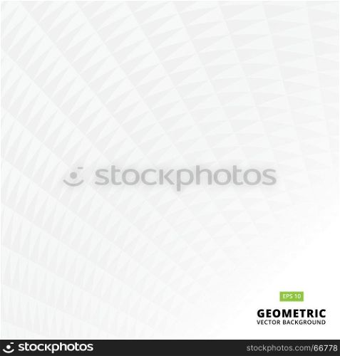 Abstract black and white geometric triangle pattern texture perspective, Vector background, copy space