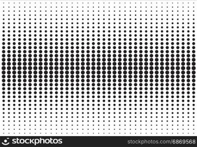Abstract black and white halftone texture dots pattern. vector illustration