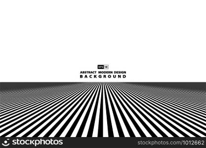 Abstract black and white line pattern art background. Use for ad, poster, artwork, template design. illustration vecor eps10