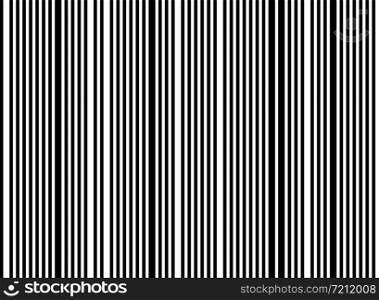 Abstract black and white vertical stripe line pattern random design background. You can use for cover design artwork, presentation, ad, poster. illustration vector eps10