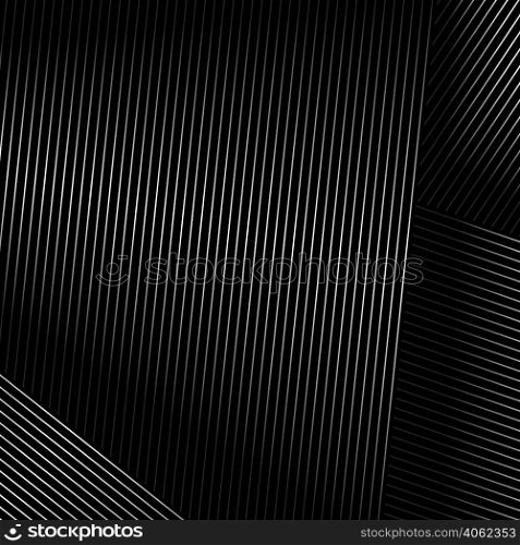 abstract black background with diagonal lines - Vector illustration