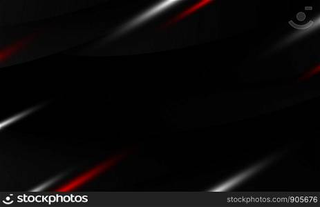 Abstract black banner background design with copy space vector illustration