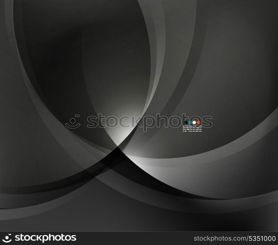 Abstract black business wave