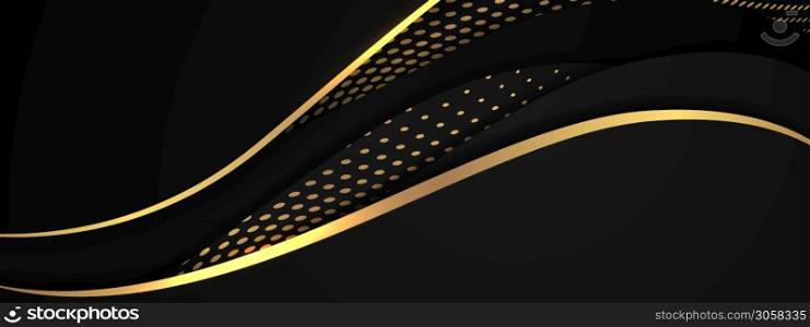 abstract black gold texture sports Vector illustration. geometric background. Modern shape concept.