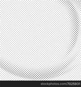 Abstract black halftone pattern element modern curve texture smooth white background and texture. Vector illustration
