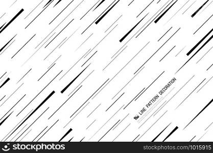 Abstract black line decoration design decorating with triangle shape designed. You can use for ad, poster, artwork, template design. illustration vector eps10