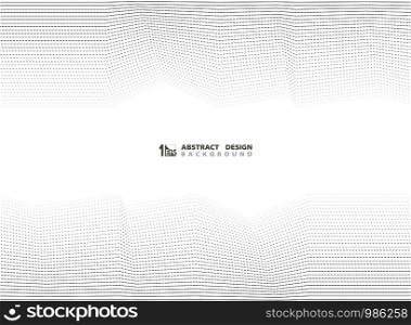 Abstract black line zig zag cover style. You can use for ad, poster, presentation, headline. illustration vector eps10
