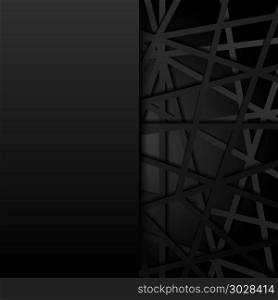 Abstract black lines futuristic overlap background. Digital connection. Vector illustration, . Abstract black lines futuristic overlap background. Digital conn