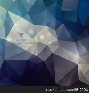 Abstract black modern background with polygons can be used for invitation, congratulation or website